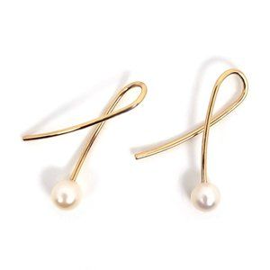 Pearl Twist Earrings - posh dash